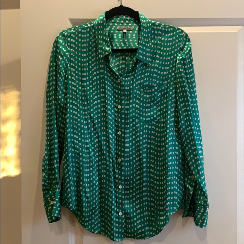 Madewell silk blouse